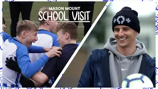 Mason Mount Surprises His Old School - Kids Free Kick Challenge! | Chelsea FC