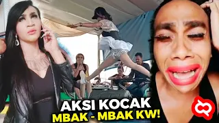 KOCAK ABIS! Deretan Momen Lucu Embak-Embak KW, Asli Bikin Ngakak