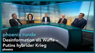 phoenixRunde: Desinformation als Waffe – Putins hybrider Krieg