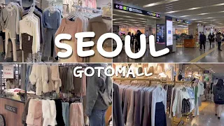 SHOPPING IN KOREA 🇰🇷|winter clothes shopping in korea|Goto Mall Underground Shopping|cute stationery