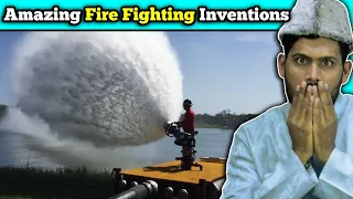 Villagers React To Amazing Fire Fighting Machines & Inventions ! Tribal People React To
