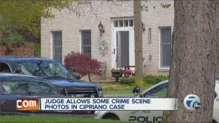 Judge allows some crime scene photos in Cipriano case