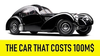 Story of the most valuable car in the world: Bugatti Atlantic type 57 sc "Black Car"