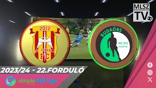 KÉSZ-St. Mihály-Szeged - Budaörs | 5-1 | Simple Női Liga | 22. forduló | MLSZTV