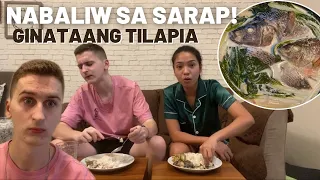 HINDI NIYA KINAYA ANG SARAP NG GINATAANG TILAPIA! BELGIAN + FILIPINA COUPLE