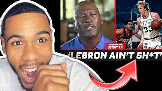 Why Michael Jordan RATES Larry Bird OVER LeBron James.. (REACTION)