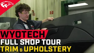 WyoTech Shop Tour : Trim and Upholstery