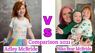 Adley McBride Vs Niko Bear McBride Lifestyle Comparison 2021{Sis Vs Bro} |USA Comparison|