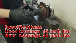 How to set your pinion bearing pre-load on a 9" Ford differential