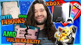 HW News - Microsoft is Obsessed, 400W Intel 14900KS, Anti-Lag+ Returns, & Ryzen Vulnerabilities