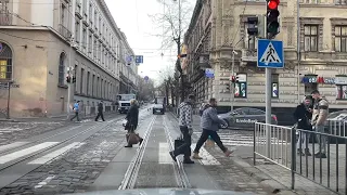 Real life on the streets of Lviv in Western Ukraine during the war