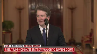 CBS News Special Report: Trump Nominates Brett Kavanaugh For SCOTUS