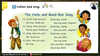 Hỏi sức khỏe bằng tiếng Anh qua bài hát The Hello and Good-bye Song