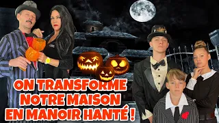 VLOG ~ ON TRANSFORME NOTRE MAISON EN MANOIR HANTÉ !