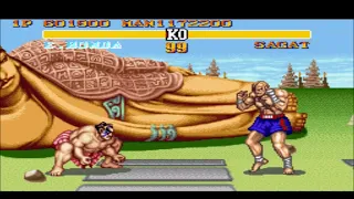 Street Fighter 2 Turbo Hyper Fighting - E. Honda -(SUPER NINTENDO) - Até o final - Playthrough