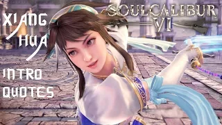 SOULCALIBUR VI - ALL CHAI XIANGHUA INTRO & QUOTES WITH MOST CHARACTERS