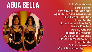 Agua Bella 2024 MIX Las Mejores Canciones - Solo Compárame, Te Dejo Libre, Voy A Buscarme Un Amo...