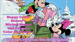 HAPPY COLOR APP | DISNEY | MICKEY MOUSE AND FRIENDS | COLOR BY NUMBER