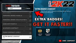 [NBA 2K22] EXTRA BADGE QUEST! QUICK METHOD!