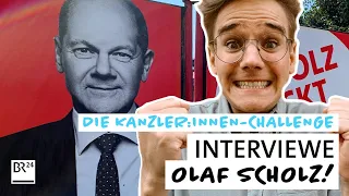 #3 Interviewe Olaf Scholz - Die KANZLER:INNEN-CHALLENGE | BTW-Spezial | News-WG | BR24