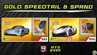 Asphalt 9 | GOLDing McLaren Speedtail & GTA Spano | RTG #660