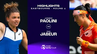 Jasmine Paolini vs. Ons Jabeur | 2023 Eastbourne Round 1 | WTA Match Highlights