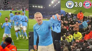 Manchester City Fans Completely Crazy Reactions To 3-0 Win Against Bayern In The Champions League