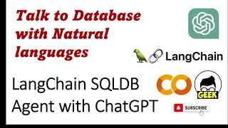 Talk to your Databases with Natural Languages - SQLDB Agent in LangChain