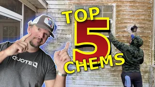 Top 5 Chemicals to Use For Pressure Washing & Softwashing