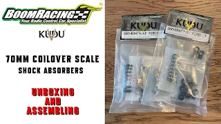 Boom Racing Kudu Shocks 70mm unboxing and assembly | MST CMX JEEP WRANGLER YJ