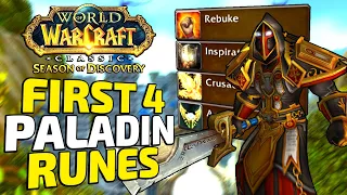 Where To Find Paladin Runes in WoW Classic Season of Discovery - First 4 Runes