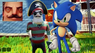 Hello Neighbor - New Neighbor Secret Neighbor Pirate History Gameplay Walkthrough