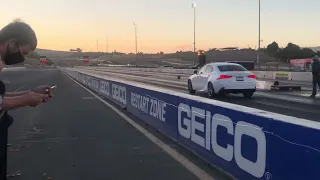 Lexus IS350 F Sport vs Nissan 370Z 1/4 Mile Race