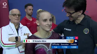 Alice D'AMATO (ITA) - 2023 Artistic European bronze medallist, all-around