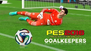 [TTB] PES 2016 Gameplay - Goalkeepers  - Top Player Comparison