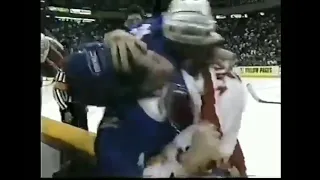 Nordiques - Flames rough stuff 2/23/91