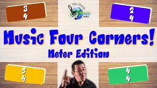 Four Corners Music Game: Meter Edition | Music Brain Break