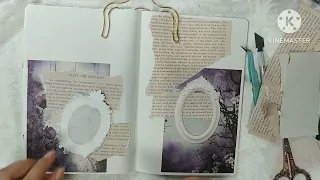 ASMR 보라보라 보랏빛여인들 #journaling #빈티지다꾸 #다꾸asmr #journal with me