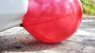 EXPERIMENT BIG BALLOON vs Car vs Balloons