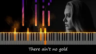 Adele - Easy On Me - Karaoke (Piano Accompaniment) with Lyrics!