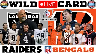 Las Vegas Raiders vs Cincinnati Bengals: Wild Card: Live NFL Game