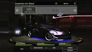 Need for Speed: Underground 2 — Infiniti G35 (V35) (Tom)