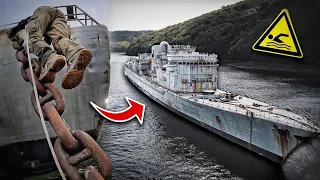 MIT SCHLAUCHBOOT ZU GEISTER KRIEGSCHIFFEN GEHT SCHIEF! MARINE KOMMT! 🚨