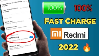 How to Enable Fast Charging in Redmi Phones | Mobile Fast Charger Kaisa Kere 🔥