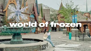 a weekend at world of frozen ❄️ hong kong disneyland