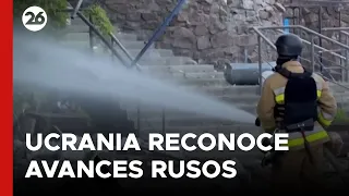 Ucrania reconoce avances rusos en varios puntos del frente