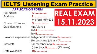 IELTS Listening Practice Test 2023 with Answers | IELTS Listening Practice