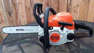 Stihl ms 180, najlepsza lekka pilarka? 1,9KM mocy i 5,2 kg wagi.