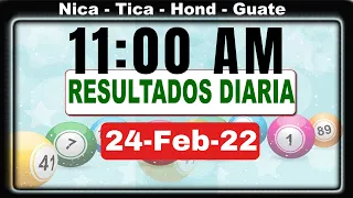 11 AM Sorteo Loto Diaria Nicaragua 24 Feb 22