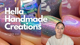 Hella Handmade Creations | October 2023 | Live Swatches